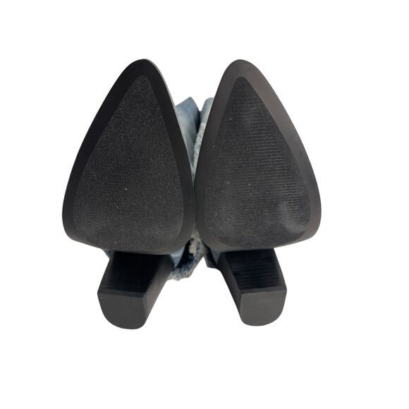 Steve Madden Denim Blue Heeled Boots - Picture 7 of 9